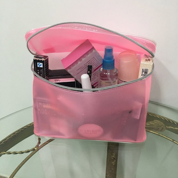 粉色化妆包收纳包