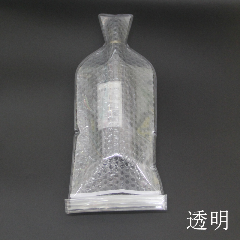 透明pvc红酒冰袋葡萄酒保护袋长颈酒瓶货运防碰撞气泡保护袋